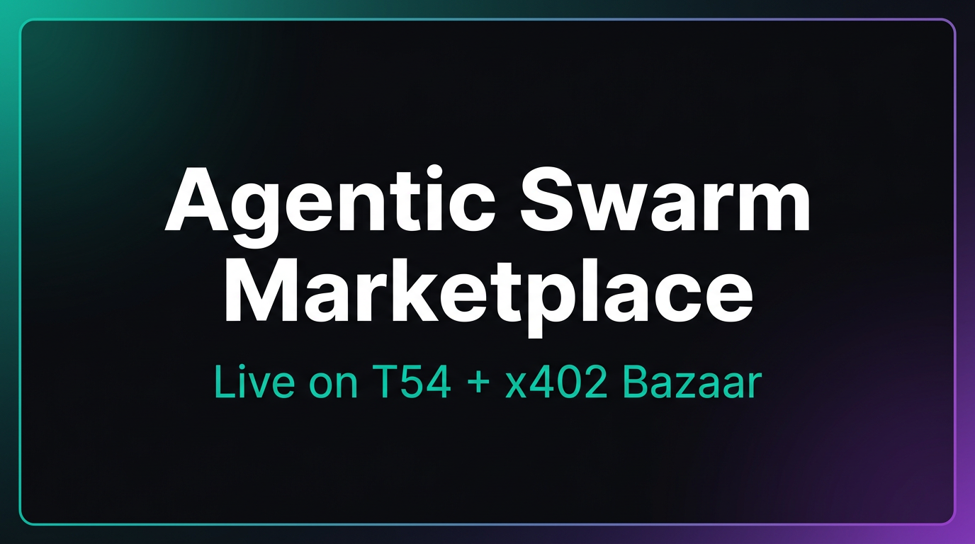 Agentic Swarm Marketplace